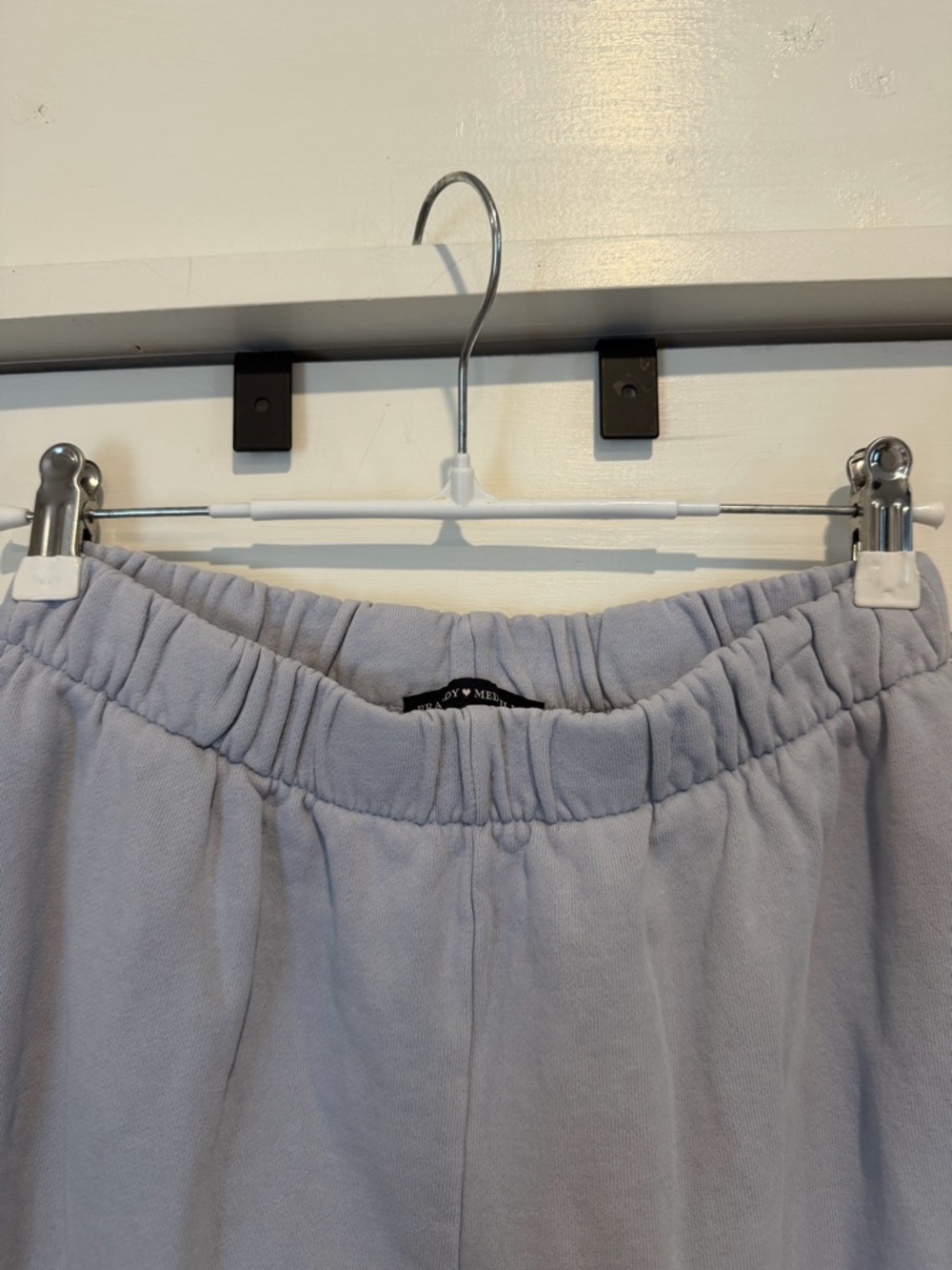 Brandy Melville light lavender light blue pull-on sweatpants - Picture 3 of 6